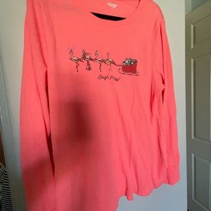 Neon waffle shirt